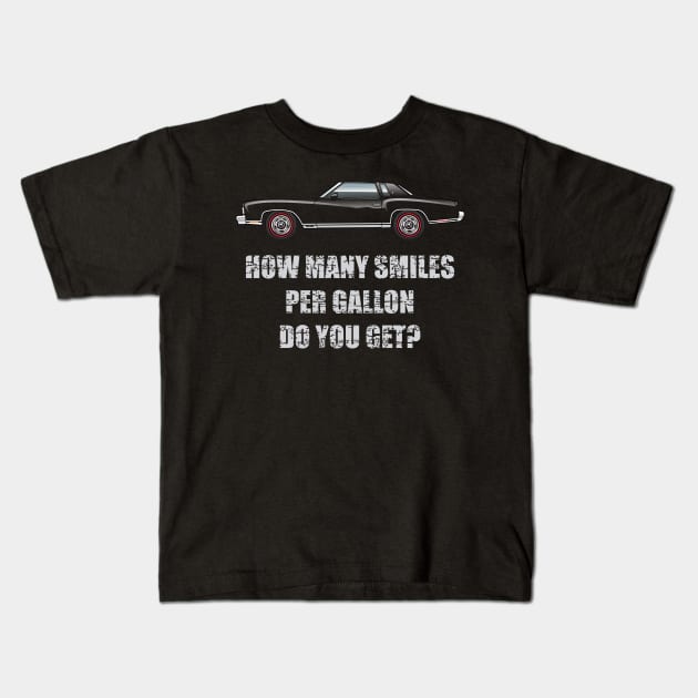 Smilles per Gallon Monte Carlo Kids T-Shirt by JRCustoms44